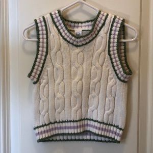 Knit vest for baby 12-18 mos